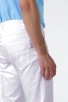 CORE Pantalon Stretch Homme - Jambe fine blanc